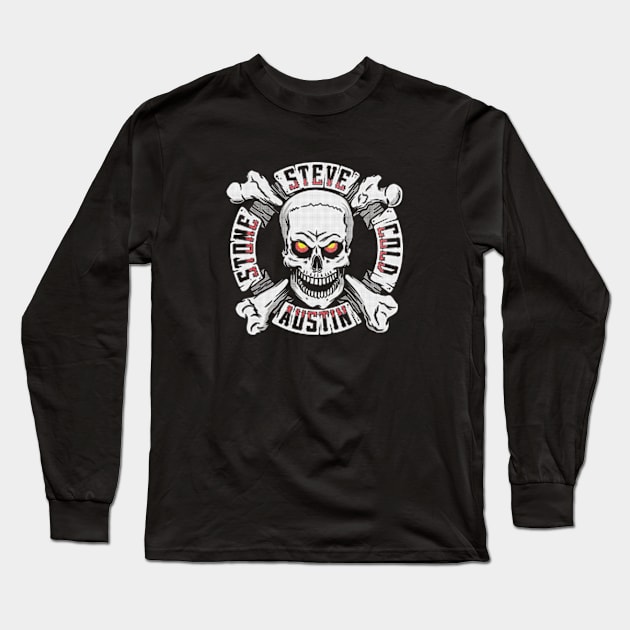 Stone Cold  Rebellion Long Sleeve T-Shirt by Geometc Style